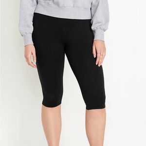 Black Cropped Leggings